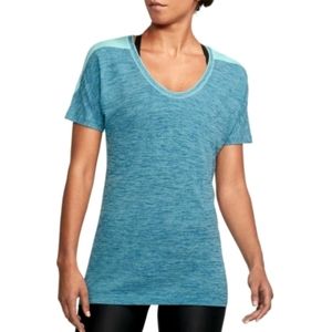 Under Armour Threadborne Seamless Split Back Tee
